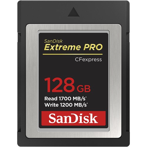 Sandisk Extreme Pro 128gb 1500 mbs Type B CFexpress Card 001